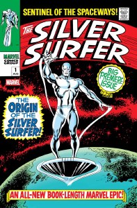 silver surfer #1 facsimile edition folded poster promo