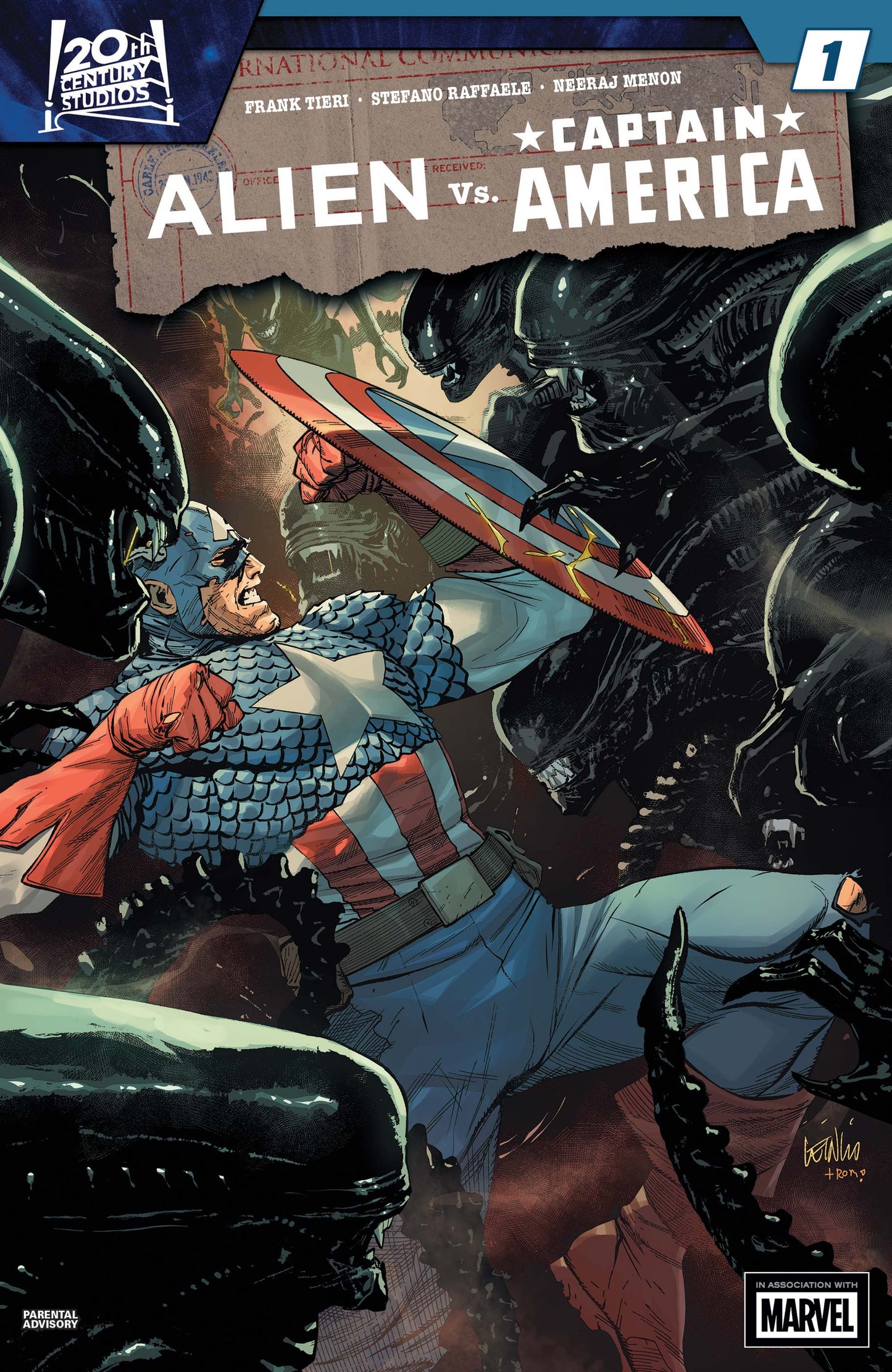 Alien vs Captain America #1