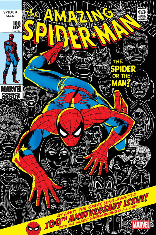 amazing spider man #100 facsimile edition poster promo